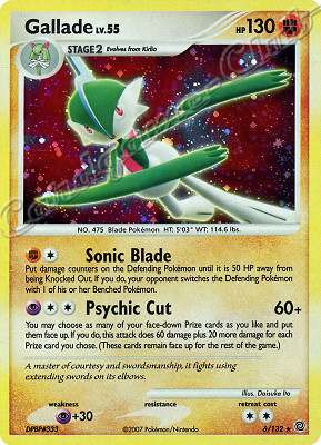 006 / 132 Gallade LV.55 rara foil (EN) -NEAR MINT-