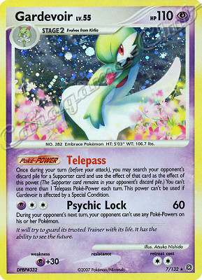007 / 132 Gardevoir LV.55 rara foil (EN) -NEAR MINT-