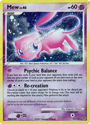 015 / 132 Mew LV.40 rara foil (EN) -NEAR MINT-