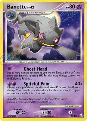 023 / 132 Banette LV.42 rara (EN) -NEAR MINT-