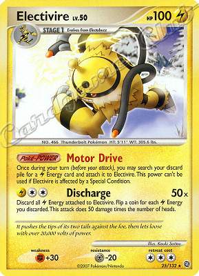 025 / 132 Electivire LV.50 rara (EN) -NEAR MINT-