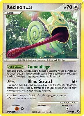 052 / 132 Kecleon LV.28 non comune (EN) -NEAR MINT-