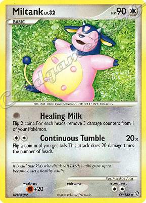 055 / 132 Miltank LV.32 non comune (EN) -NEAR MINT-