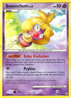 067 / 132 Smoochum LV.6 non comune (EN) -NEAR MINT-