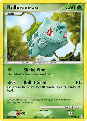 077 / 132 Bulbasaur LV.14 comune (EN) -NEAR MINT-