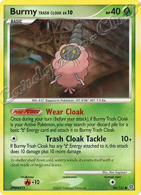 080 / 132 Burmy Trash Cloak LV.10 comune (EN) -NEAR MINT-