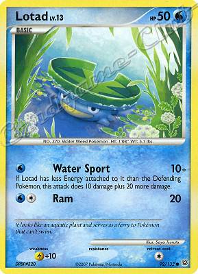 092 / 132 Lotad LV.13 comune (EN) -NEAR MINT-