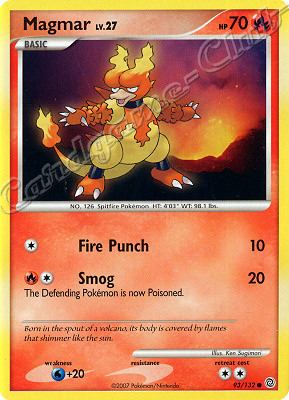093 / 132 Magmar LV.27 comune (EN) -NEAR MINT-