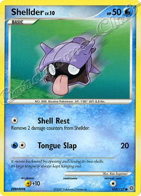 105 / 132 Shellder LV.10 comune (EN) -NEAR MINT-