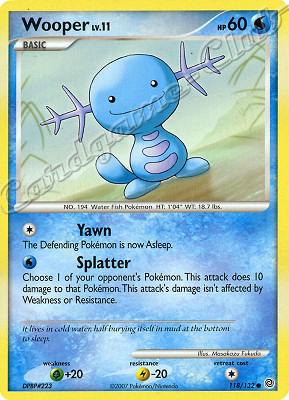 118 / 132 Wooper LV.11 comune (EN) -NEAR MINT-