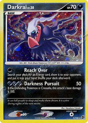 003 / 106 Darkrai LV.38 rara foil (EN) -NEAR MINT-