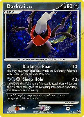 004 / 106 Darkrai LV.40 rara foil (EN) -NEAR MINT-