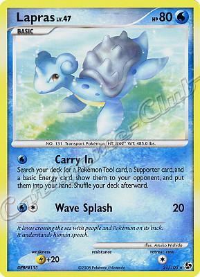021 / 106 Lapras LV.47 rara (EN) -NEAR MINT-