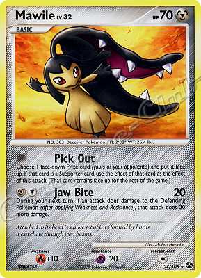 024 / 106 Mawile LV.32 rara (EN) -NEAR MINT-