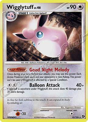 032 / 106 Wigglytuff LV.46 rara (EN) -NEAR MINT-