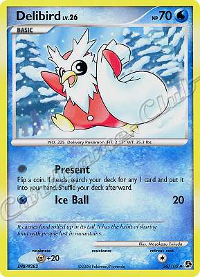 036 / 106 Delibird LV.26 non comune (EN) -NEAR MINT-