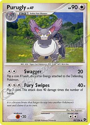 050 / 106 Purugly LV.47 non comune (EN) -NEAR MINT-