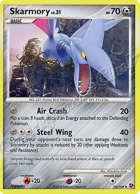 053 / 106 Skarmory LV.31 non comune (EN) -NEAR MINT-