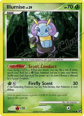 071 / 106 Illumise LV.29 comune (EN) -NEAR MINT-