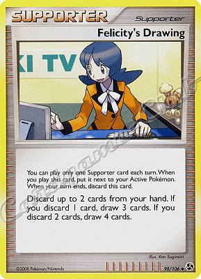 098 / 106 Felicity's Drawing comune (EN) -NEAR MINT-