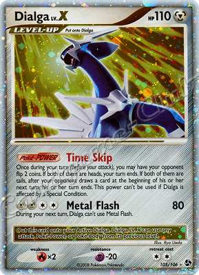 105 / 106 Dialga LV.X rara livello X foil (EN) -NEAR MINT-