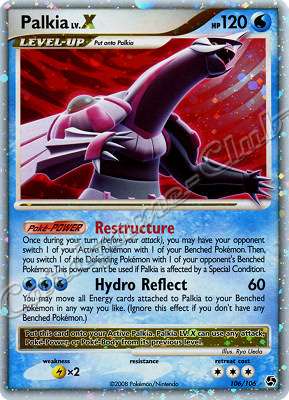 106 / 106 Palkia LV.X rara livello X foil (EN) -NEAR MINT-