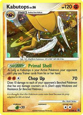 006 / 100 Kabutops LV.56 rara foil (EN) -NEAR MINT-