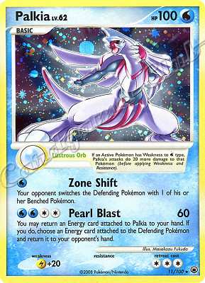 011 / 100 Palkia LV.62 rara foil (EN) -NEAR MINT-