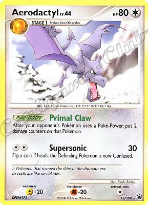 015 / 100 Aerodactyl LV.44 rara (EN) -NEAR MINT-
