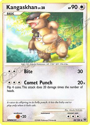 038 / 100 Kangaskhan LV.28 non comune (EN) -NEAR MINT-