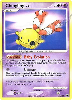 058 / 100 Chingling LV.5 comune (EN) -NEAR MINT-