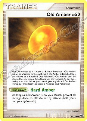 084 / 100 Old Amber HP 50 non comune (EN) -NEAR MINT-