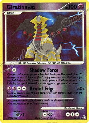 004 / 146 Giratina LV.52 rara foil reverse (EN) -NEAR MINT-