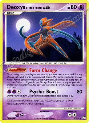 024 / 146 Deoxys Attack Forme LV.50 rara (EN) -NEAR MINT-