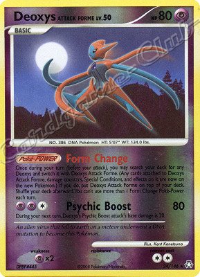 024 / 146 Deoxys Attack Forme LV.50 rara foil reverse (EN) -NEAR MINT-