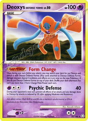 025 / 146 Deoxys Defense Forme LV.50 rara (EN) -NEAR MINT-