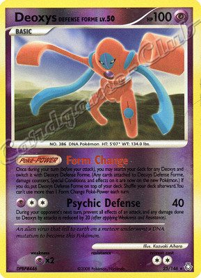 025 / 146 Deoxys Defense Forme LV.50 rara foil reverse (EN) -NEAR MINT-
