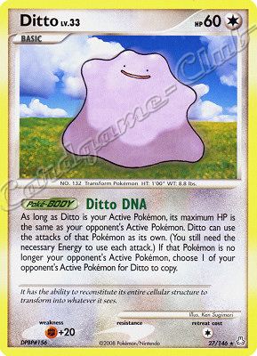 027 / 146 Ditto LV.33 rara (EN) -NEAR MINT-