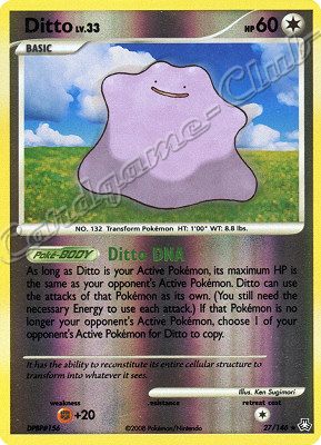 027 / 146 Ditto LV.33 rara foil reverse (EN) -NEAR MINT-
