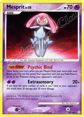 034 / 146 Mesprit LV.55 rara (EN) -NEAR MINT-