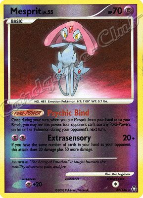 034 / 146 Mesprit LV.55 rara foil reverse (EN) -NEAR MINT-
