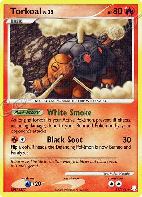 041 / 146 Torkoal LV.32 rara (EN) -NEAR MINT-