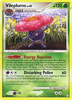 045 / 146 Vileplume LV.41 rara (EN) -NEAR MINT-
