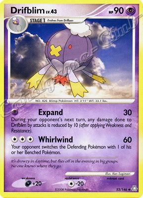 053 / 146 Drifblim LV.43 non comune (EN) -NEAR MINT-