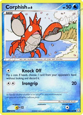 089 / 146 Corphish LV.6 comune (EN) -NEAR MINT-