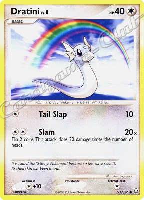 091 / 146 Dratini LV.8 comune (EN) -NEAR MINT-