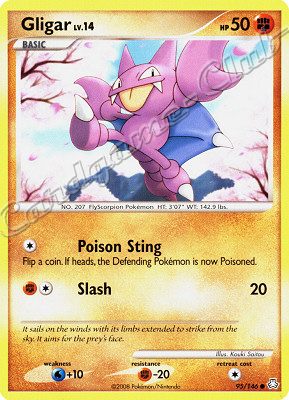 095 / 146 Gligar LV.14 comune (EN) -NEAR MINT-