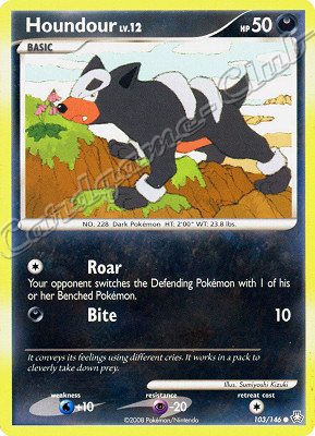 103 / 146 Houndour LV.12 comune (EN) -NEAR MINT-