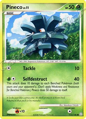 113 / 146 Pineco LV.11 comune (EN) -NEAR MINT-