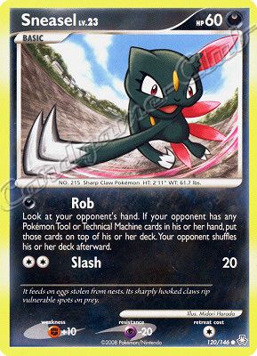 120 / 146 Sneasel LV.23 comune (EN) -NEAR MINT-